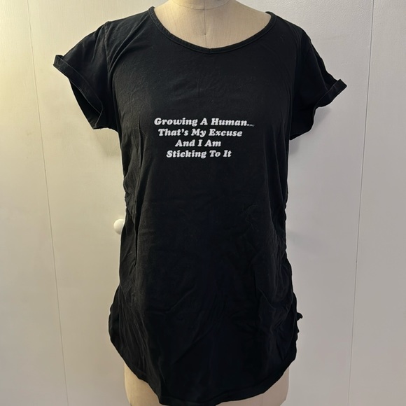 Cafepress growing a human pregnancy humor t-shirt - Picture 1 of 5